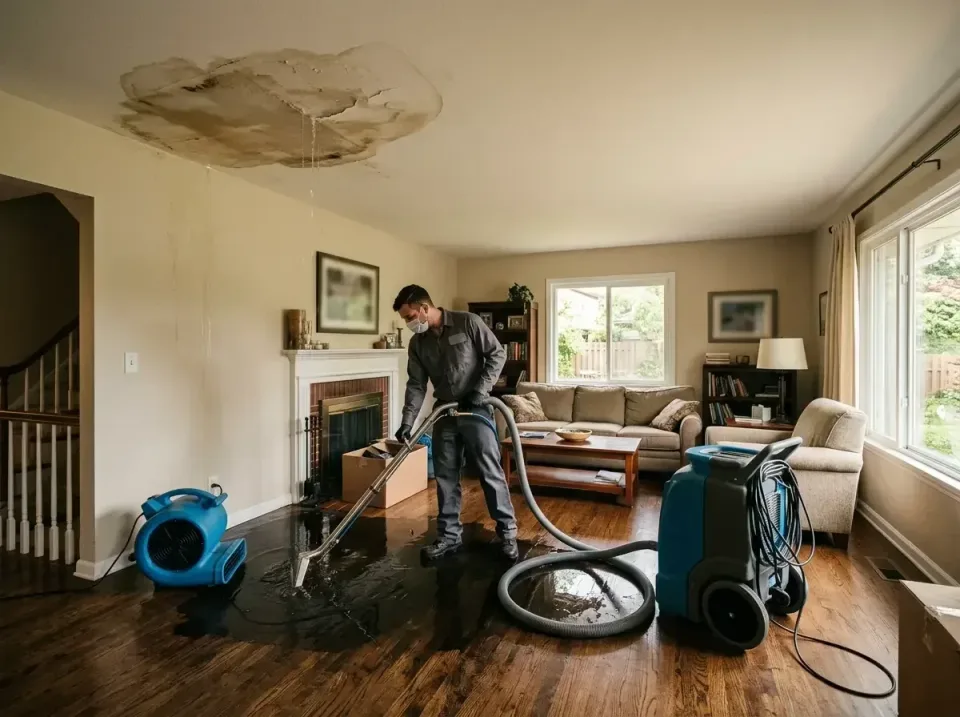attic-pipe-burst-ceiling-drip-008 — frequently asked questions, Water Damage Restoration & Carpet Care in Winchester, VA